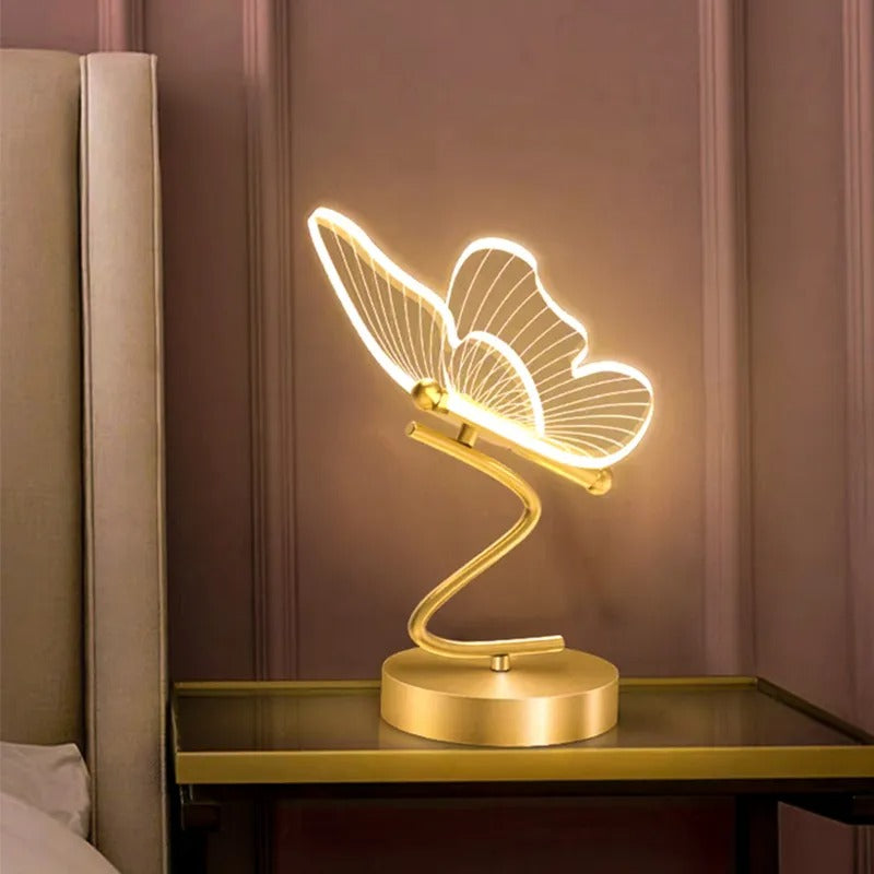 FlutterLight – Stylish Modern Butterfly Table Lamp