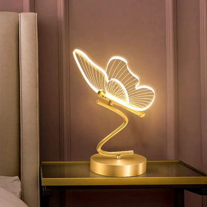 FlutterLight – Stylish Modern Butterfly Table Lamp