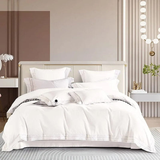 CrystalSilk - Egyptian Cotton Duvet Cover Set