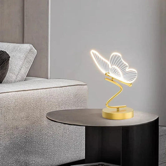 FlutterLight – Stylish Modern Butterfly Table Lamp