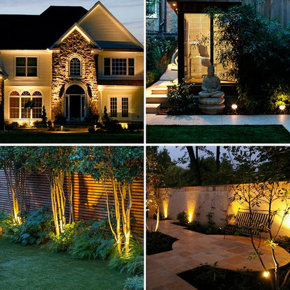 Variant image for Solar Powered Garden Spotlight - 9 Color LED Solar Spike Lights for Outdoor Security-7