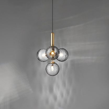 CrystalGlow – Modern Glass and Aluminium Hanging Light