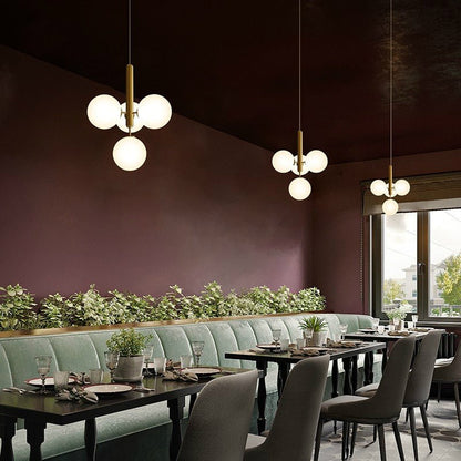 CrystalGlow – Modern Glass and Aluminium Hanging Light