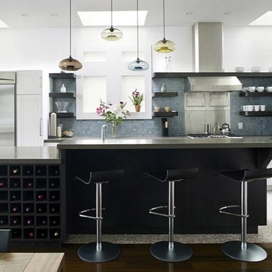 PrismGlow - Elegant Glass Pendant Light