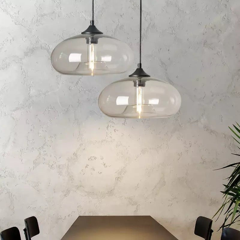 PrismGlow - Elegant Glass Pendant Light