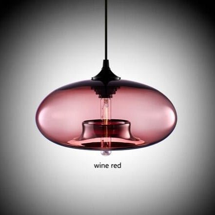 PrismGlow - Elegant Glass Pendant Light