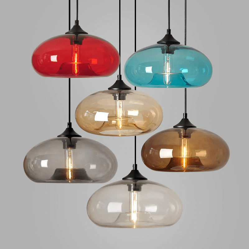 PrismGlow - Elegant Glass Pendant Light