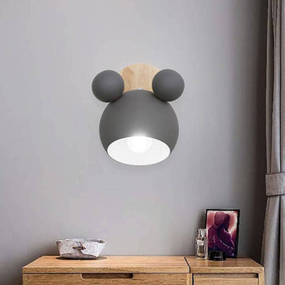 WhiskerGlow - LED Mouse Wall Lamp