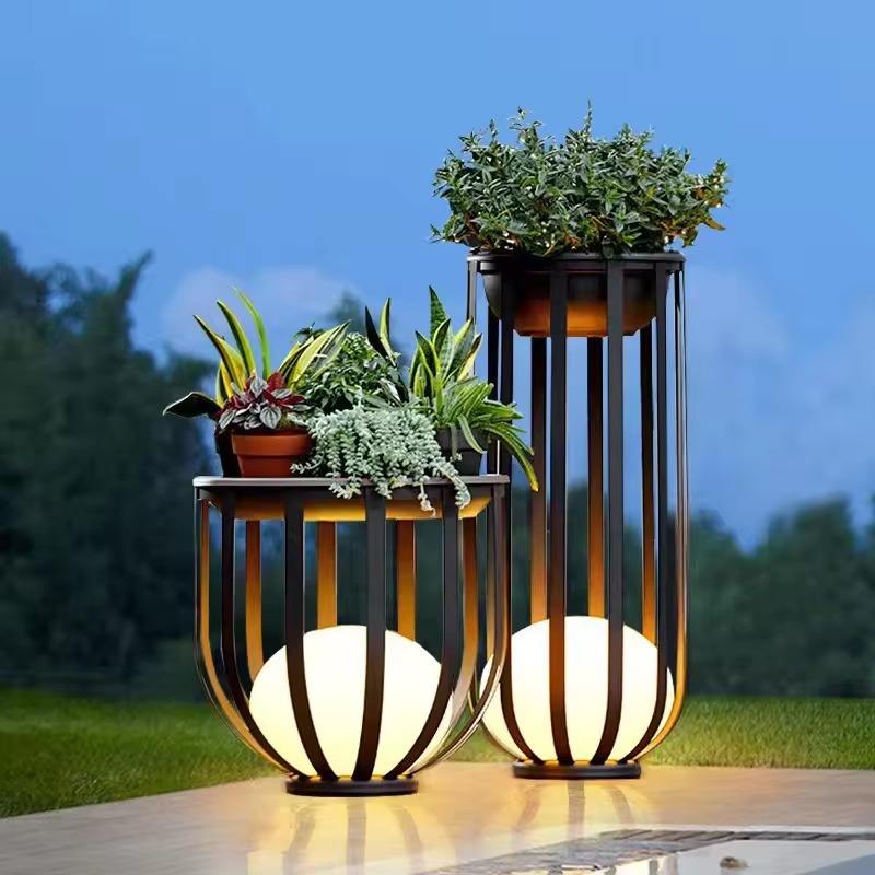 Modern Waterproof Solar Garden Lamp - Energy-Efficient Outdoor LED Lights-2