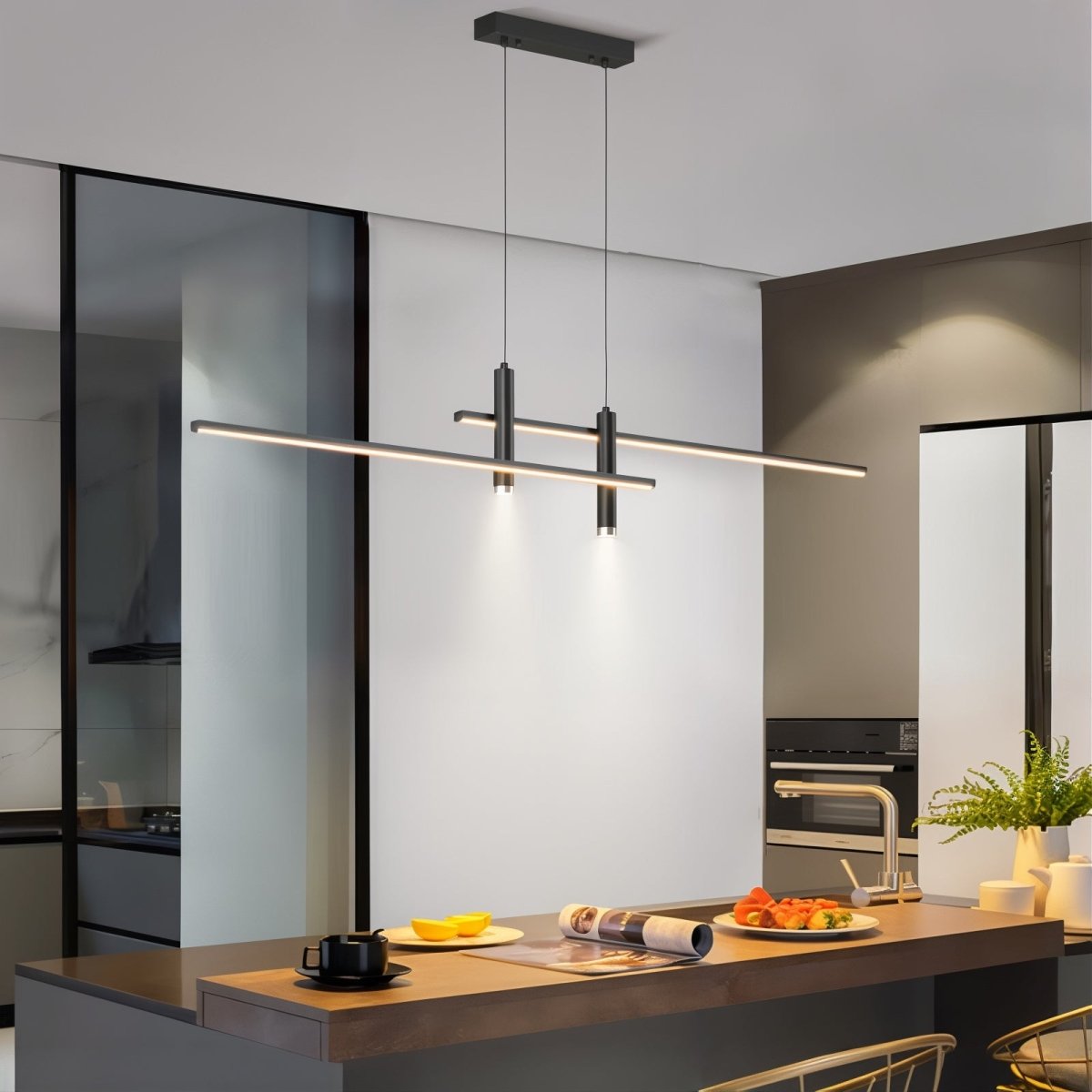 EdgeGlow - LED Inclined Pendant Light