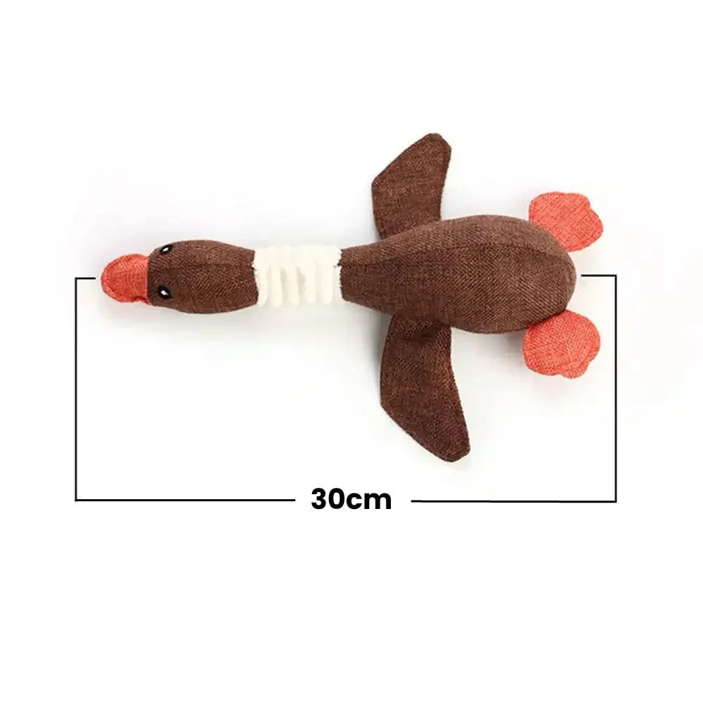 Durable Interactive Duck Pet Toy – Tough Dog Chew Toy for Safe Play and Endless Fun, 12 Inches Long-6