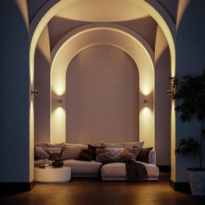 OrbLume – LED Wall Light with Rotation and Remote
