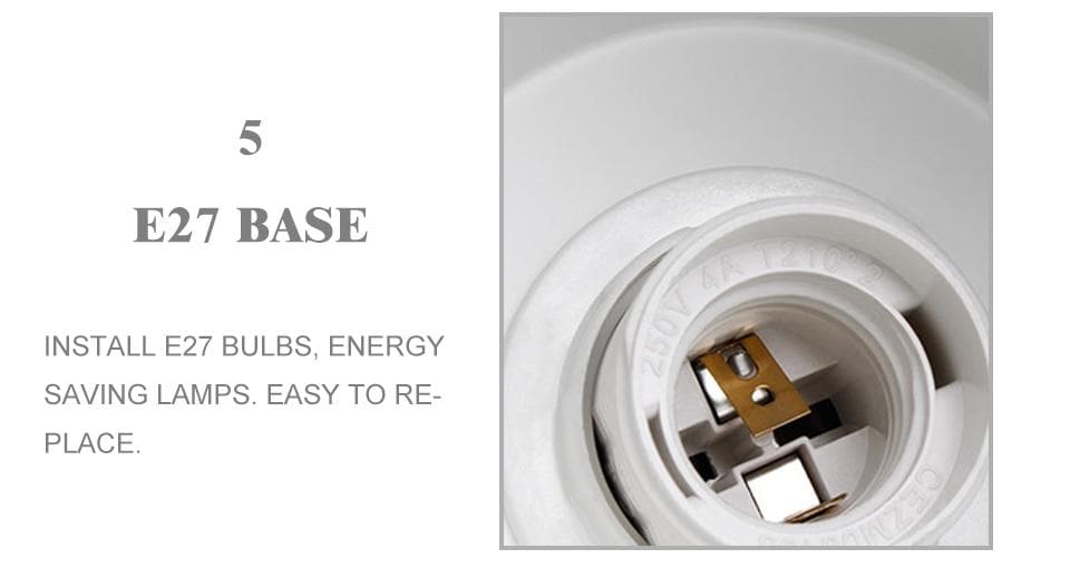 SpinGlow – Rotating Wall Lamp with Toggle Chain