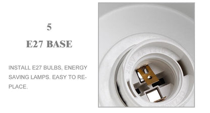 SpinGlow – Rotating Wall Lamp with Toggle Chain