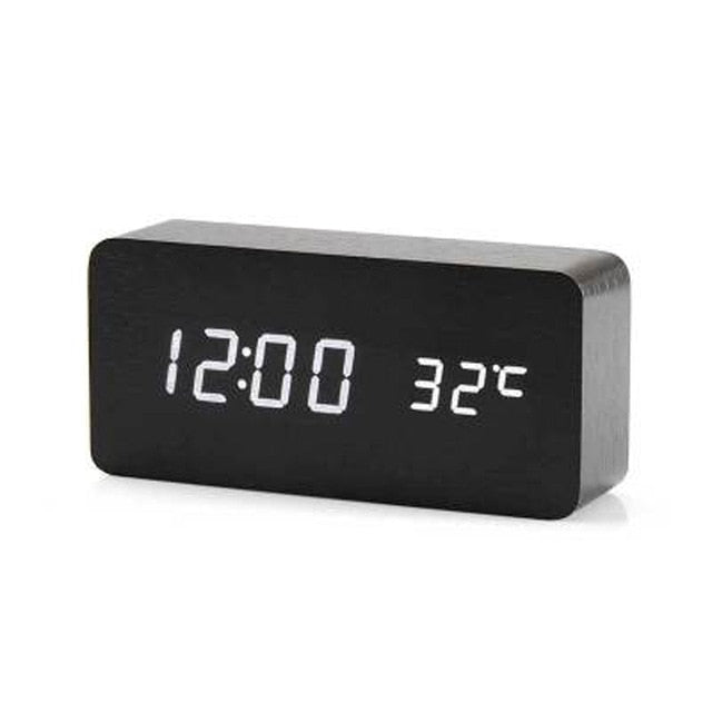 Variant image for Minimalistic Digital LED Alarm Clock with Voice Control – Sleek Design and Clear Display for Effortless Mornings-13