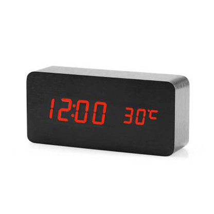 Variant image for Minimalistic Digital LED Alarm Clock with Voice Control – Sleek Design and Clear Display for Effortless Mornings-12