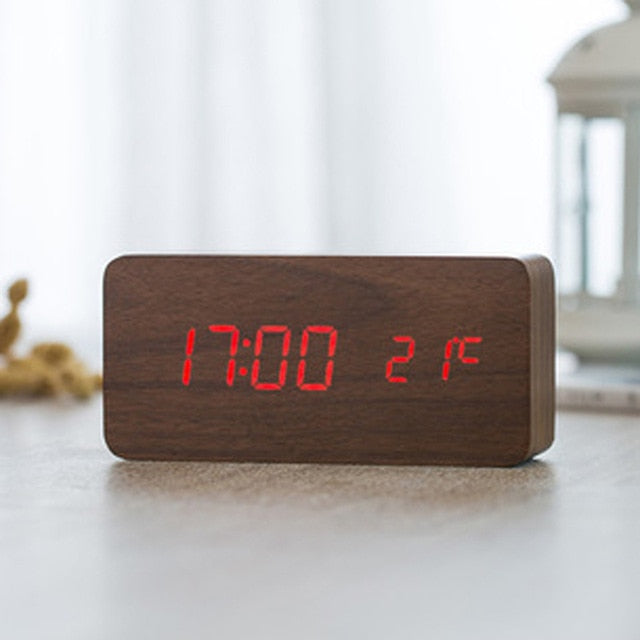 VoiceRise - Nordic Digital LED Alarm Clock