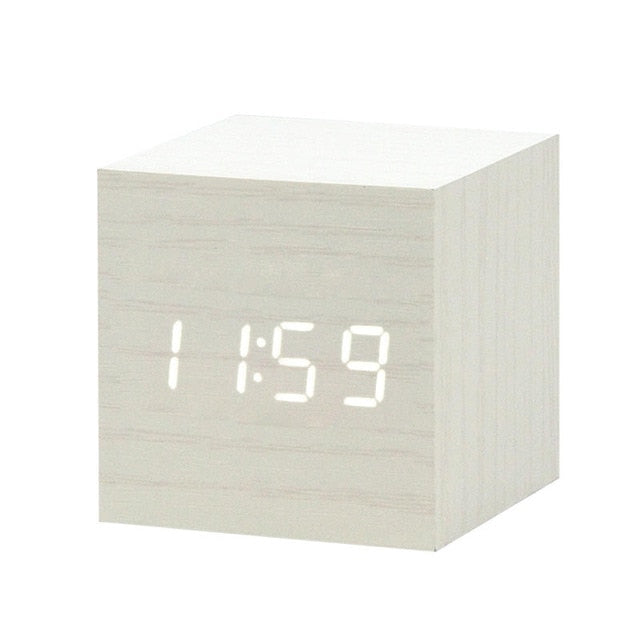 Variant image for Minimalistic Digital LED Alarm Clock with Voice Control – Sleek Design and Clear Display for Effortless Mornings-17