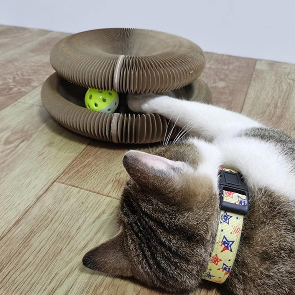 Interactive Cat Toy - Adjustable Lola Crab for Stress Relief & Durable Playtime with Free Playball - Engaging Scratching Solution-5