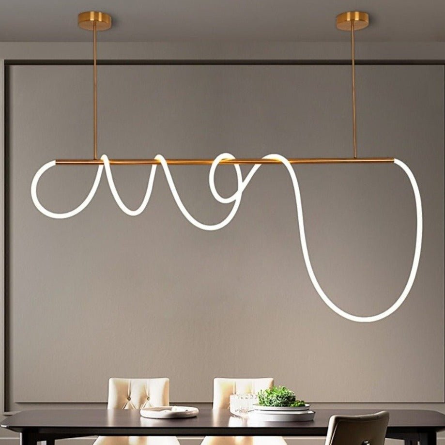 GlowWeave - Lampada a sospensione LED chic