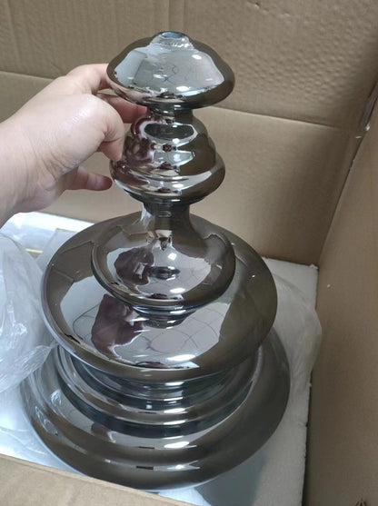 NebulaGlow - Lampe Suspendue Grise