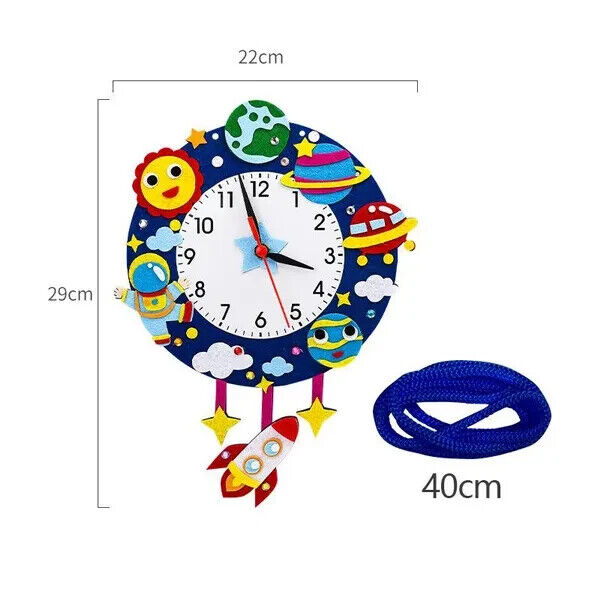 StellarTick - Reloj de Pared Estrellado Brillante