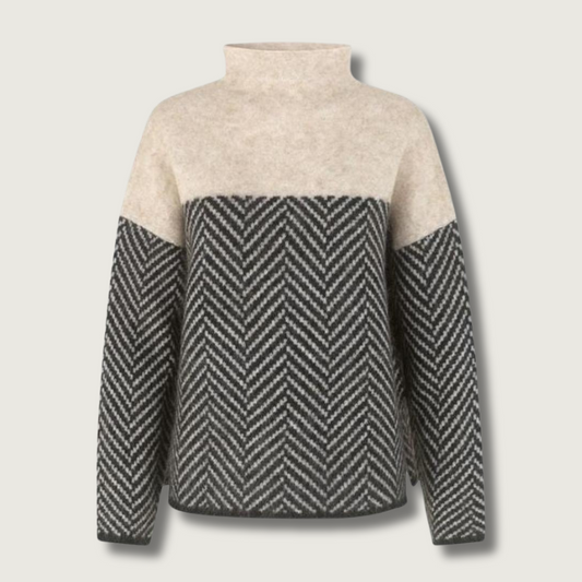 SnugLoom - Chic High-Neck Knitwear