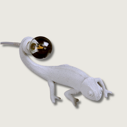 GlowLizard - Lampa Stołowa z Żywicy w Kształcie Jaszczurki