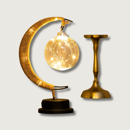 MoonGlow - Incantevole lampada lunare per momenti magici