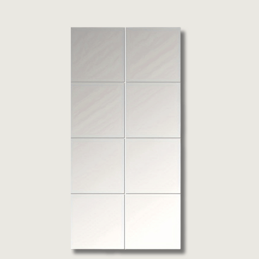 EleganceTiles - 8 Stylish Self-Adhesive Mirror Tiles for Home Decoration