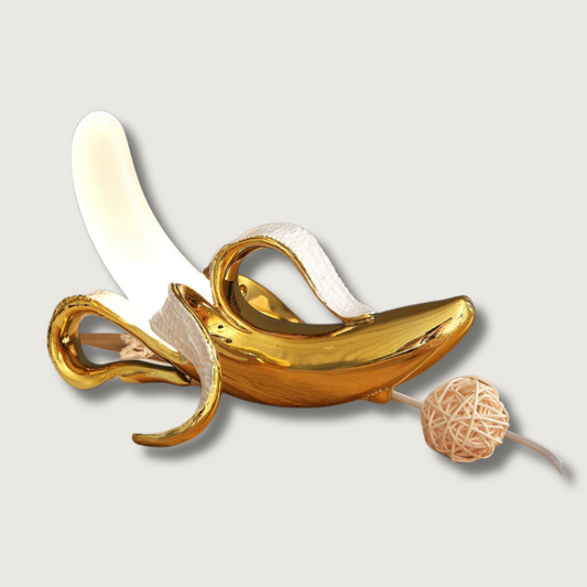 GoldenBanana - Elegant Art Deco Bordlampe