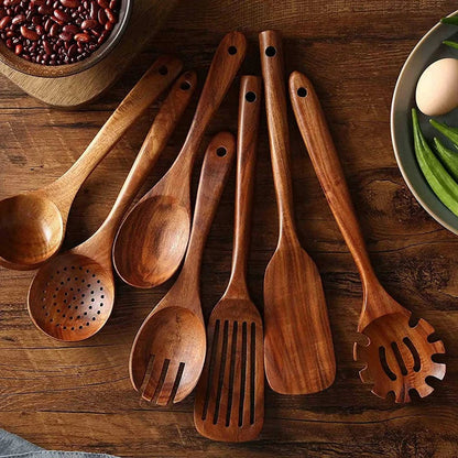 WoodChef - Teak Wood Kitchen Tools Set