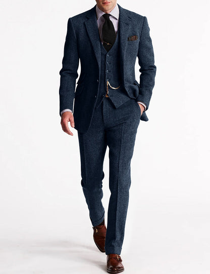 Variant image for Odell - Men's Vintage Retro 3-Piece Suit for Weddings, Groomsmen, and Formal Events-53