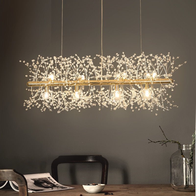 CrystalGlare – Elegant Crystal Snowflake Chandelier