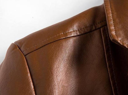 JaySmith Men's Blazer Jacket - Premium Leather, Modern Cut, Versatile Design-6