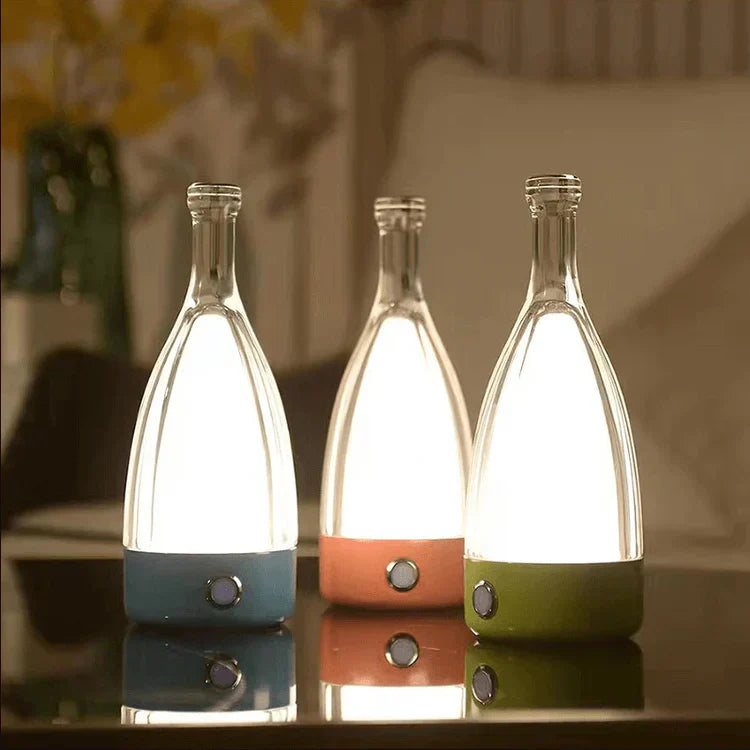CorkGlow - Lampe de Table Bouteille de Vin