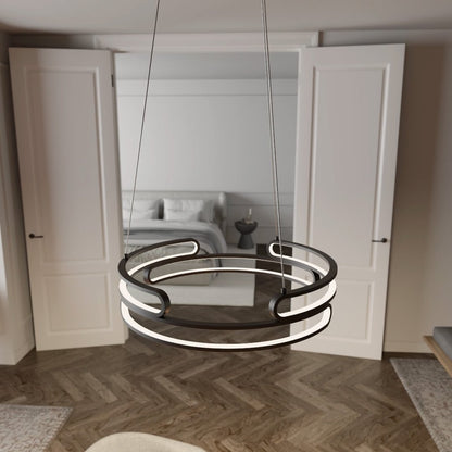 MetalAura - Lampe suspendue sophistiquée