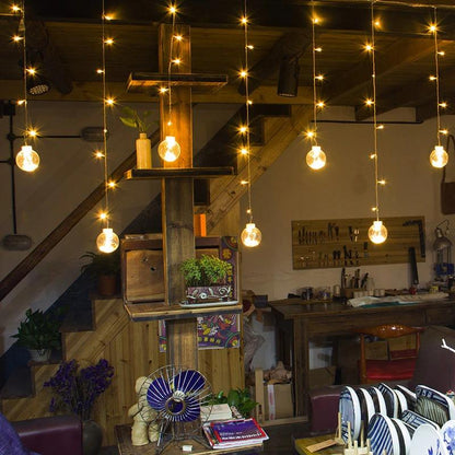 LED Globe Pendant Lights - Warm White & Multi-Color for Outdoor Ambiance-5